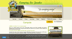 Desktop Screenshot of campinglosjarales.com